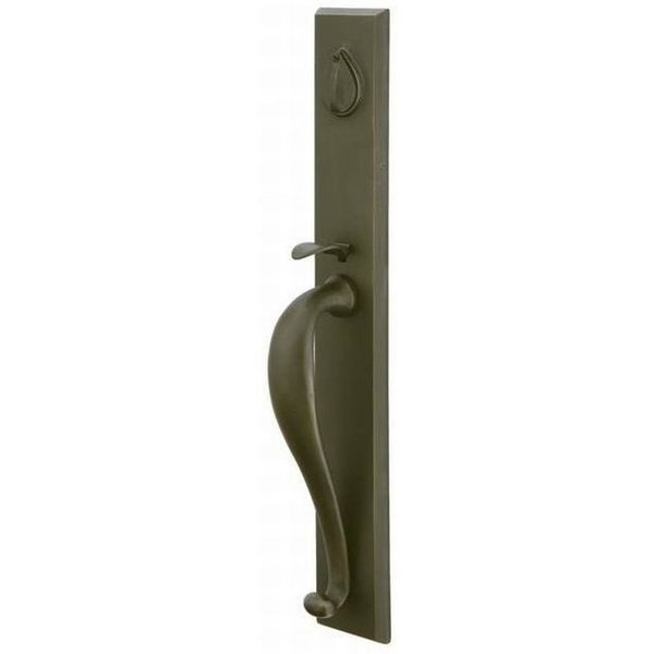 Medium Bronze Handleset 451613ARMBLH, EMTEK, Mfr# 451613ARMBLH